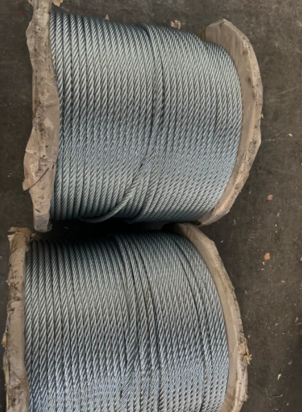 Galvanized Wire Rope 1000m Steel Cable 1960MPa 6X36